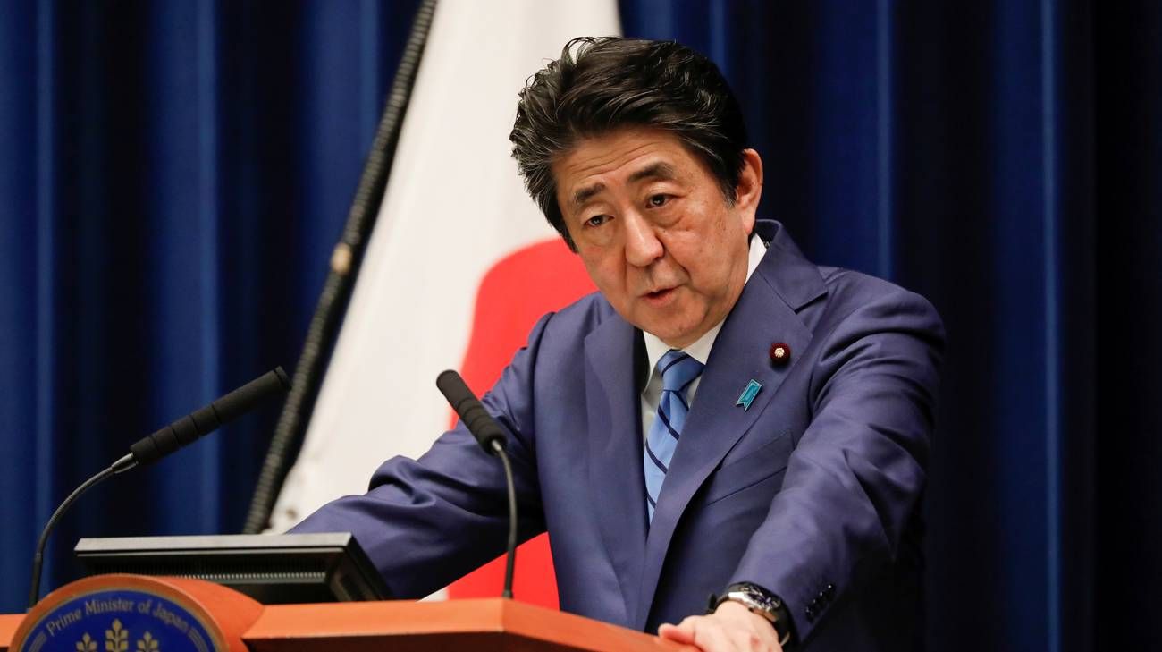 Il primo ministro giapponese Shinzo Abe