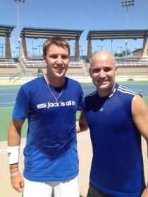 Jack Sock e Andrea Agassi