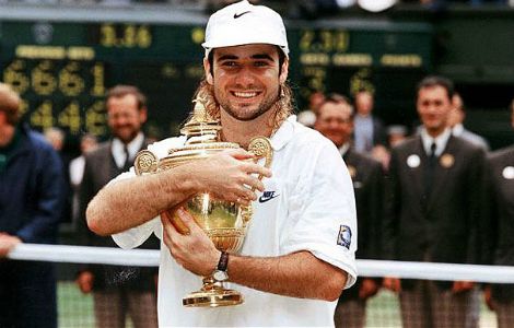 Andre Agassi nella foto
