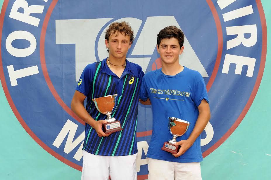 la foto dei finalisti della scorsa edizione (Arnaboldi e Caldes) - Foto Francesco Panunzio.