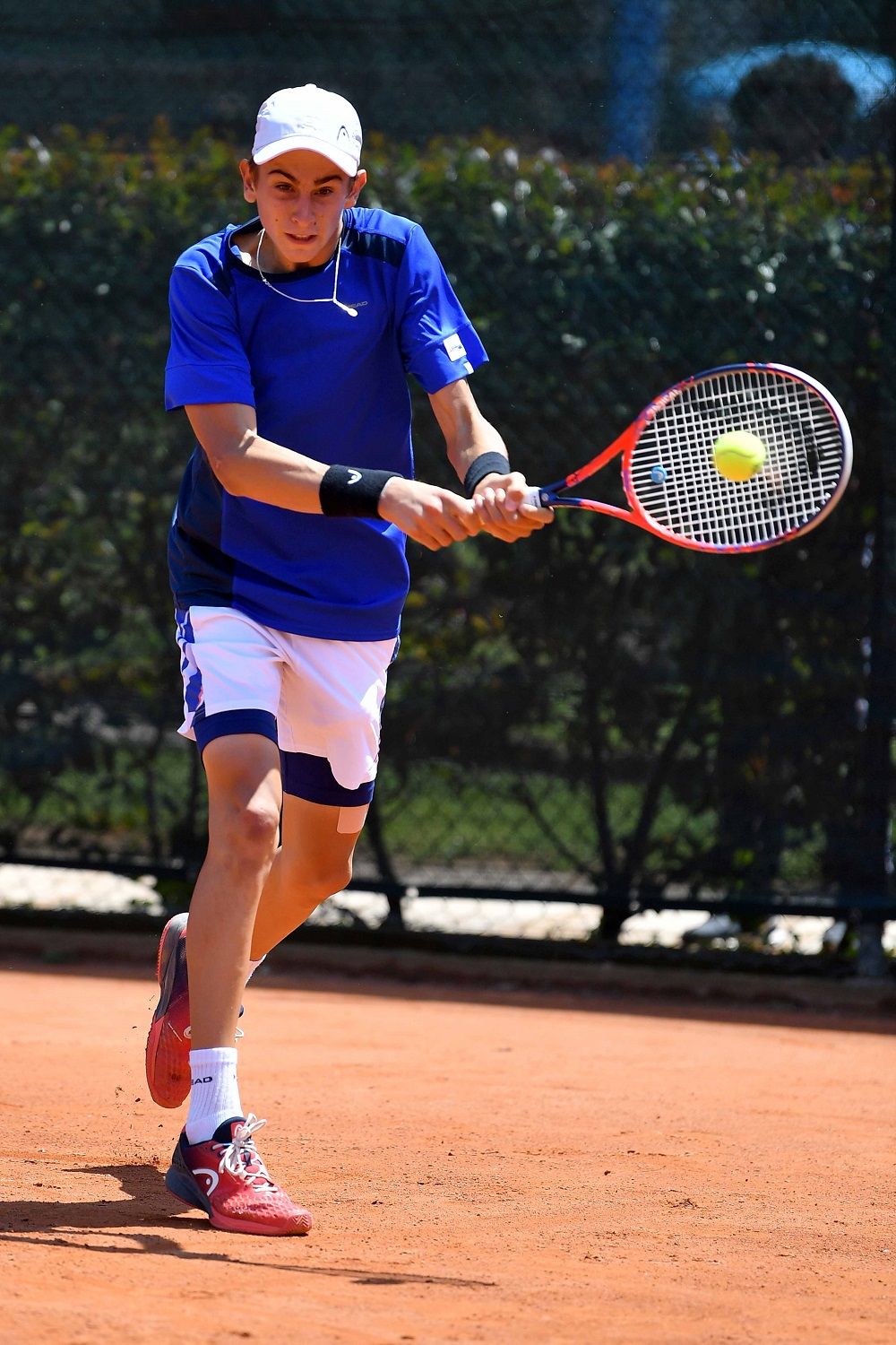 Il ligure Matteo Arnaldi ha raggiunto i quarti di finale al TCM Bonacossa dopo il successo sull'argentino Juan Bautista Torres - Foto Francesco Panunzio