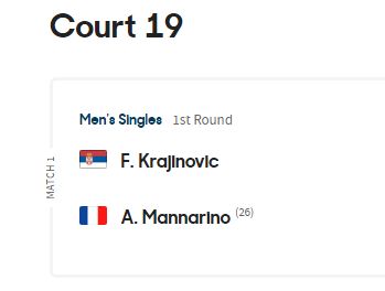 La confusione del sito degli Australian Open