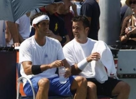 Daniele Bracciali e Potito Starace nella foto