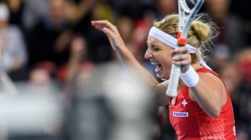 Timea Bacsinszky nella foto