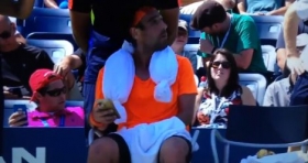 Nella foto Marcos Baghdatis