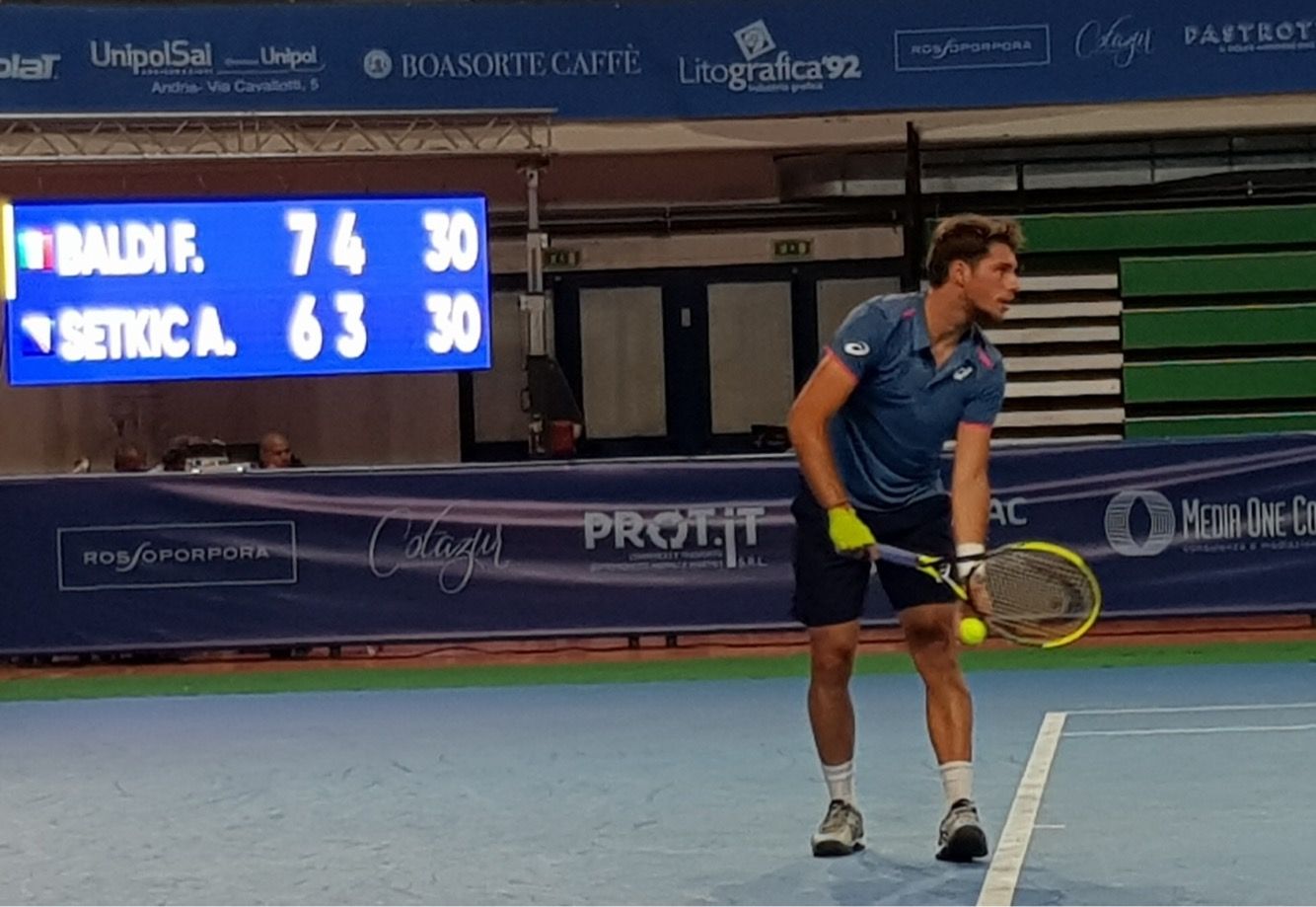Filippo Baldi nella foto