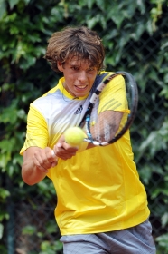 Il vigevanese Filippo Baldi ha superato in tre set il canadese Mylnikov (Foto Francesco Panunzio)