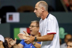 Corrado Barazzutti capitano di Davis e Fed Cup dell'Italia - Foto Costantini