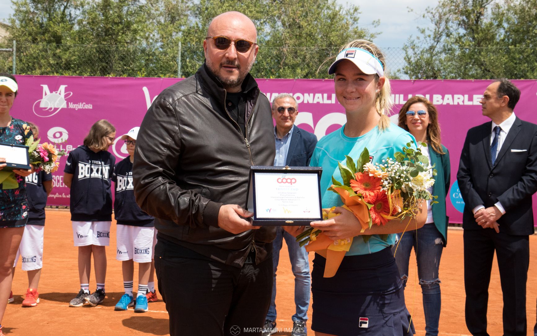 Elizabeth Mandlik vincitrice del torneo di Barletta - Foto Marta Magni