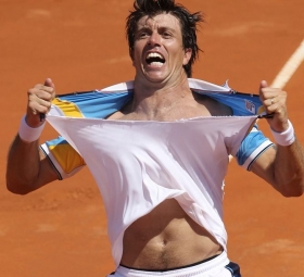 "Composta reazione" di Carlos Berlocq dopo il ritiro del tedesco