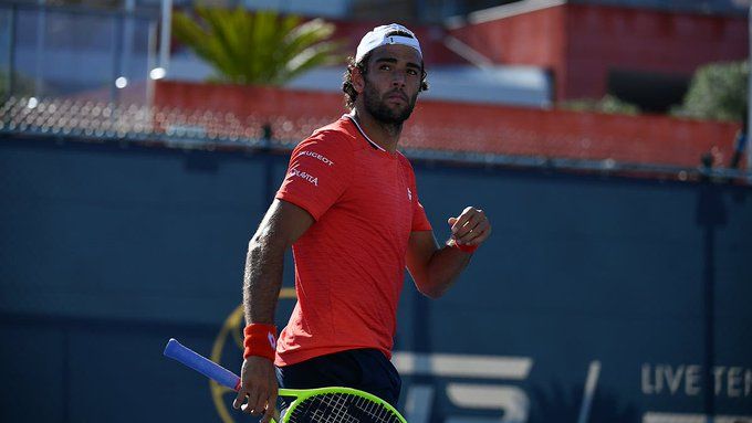 Matteo Berrettini ITA, 1996.04.12 - Copyright : Ultimate Tennis Showdown - https://watch.utslive.tv