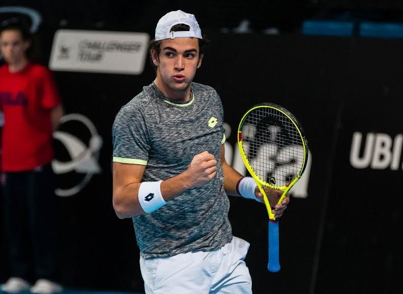 Matteo Berrettini classe 1996, n.372 ATP - Foto Antonio Milesi