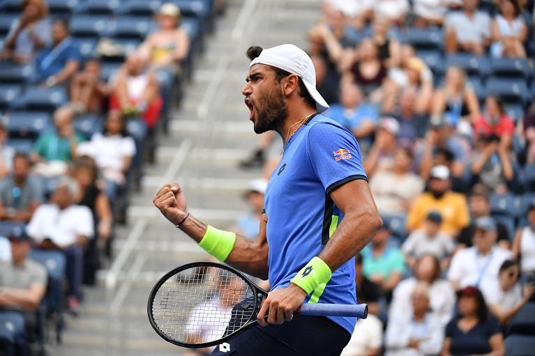 Us Open Matteo Berrettini hits the quarterfinals. Now appointment