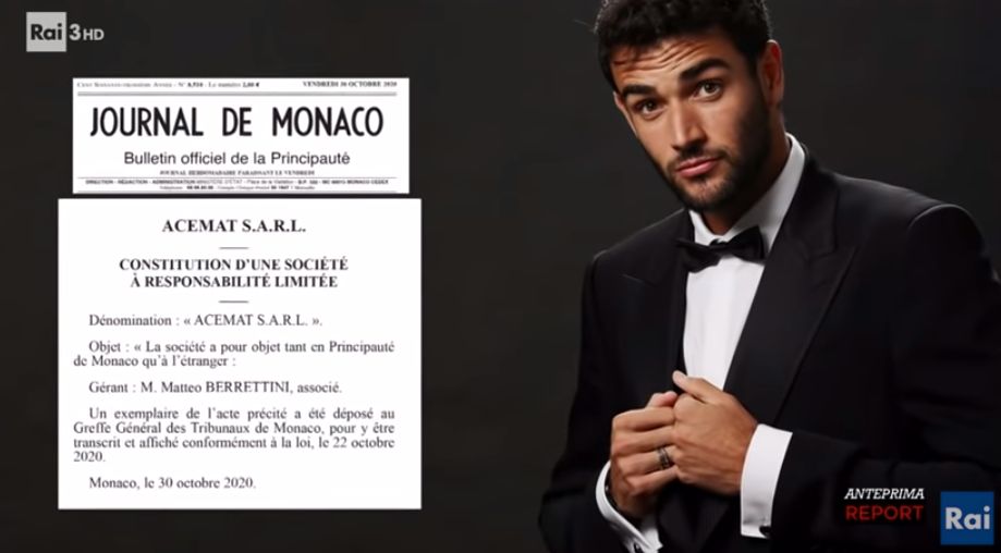 Matteo Berrettini nella foto