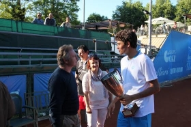 Matteo Berrettini ha vinto lo scorso anno il torneo di Salsomaggiore