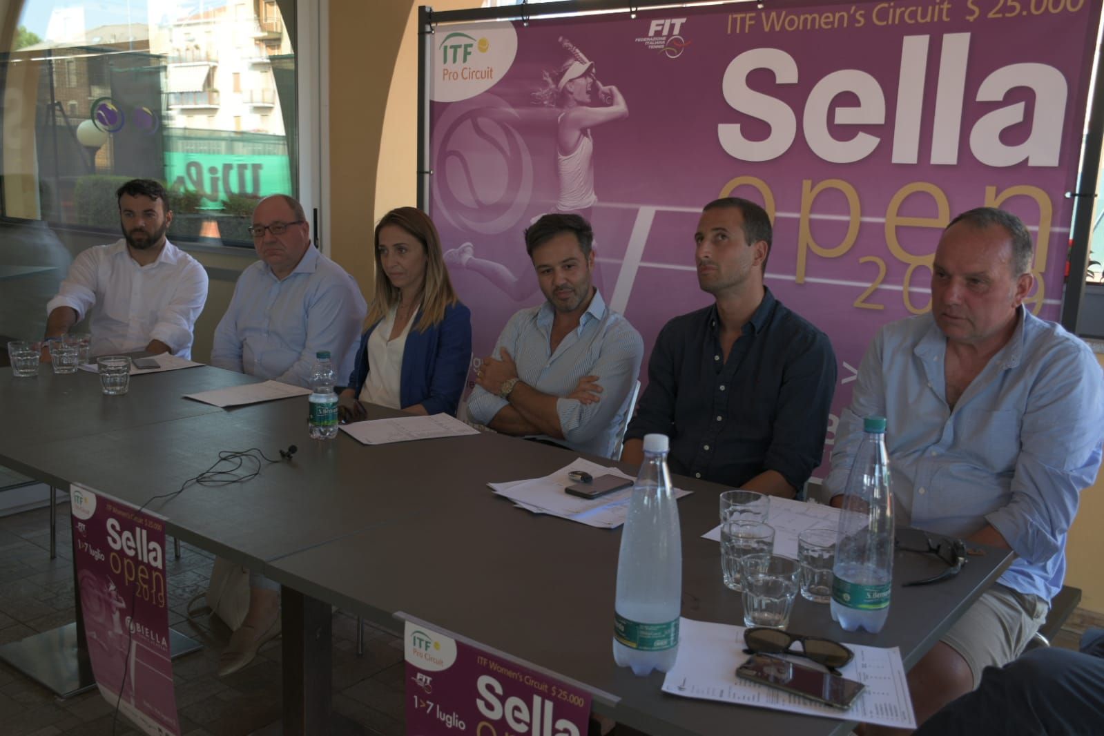 Conferenza stampa di presentazione del torneo ITC W25 di Biella