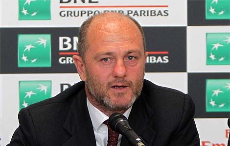 Angelo Binaghi è il Presidente della Federtennis