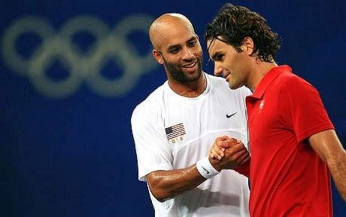 James Blake e Roger Federer
