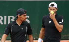 Fabio Fognini e Simone Bolelli nella foto