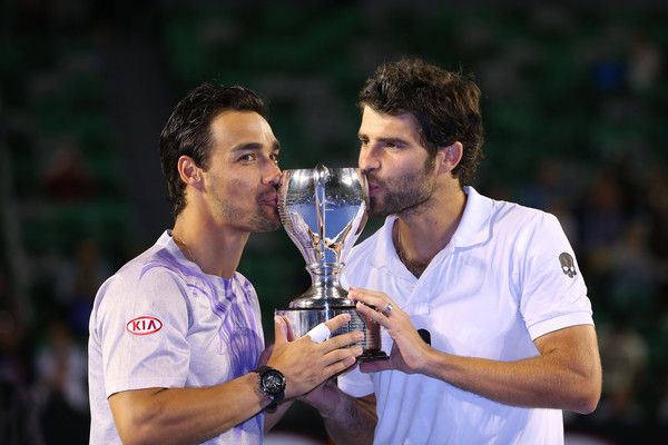 Simone Bolelli e Fabio Fognini nella foto