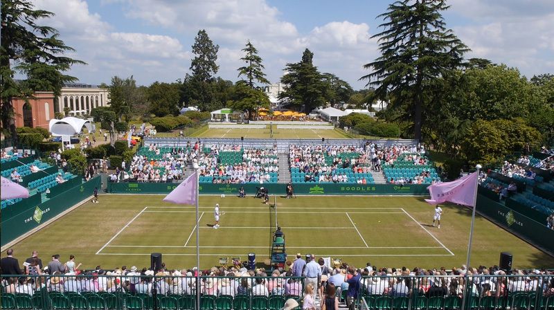 The Boodles, affascinante esibizione prima di Wimbledon