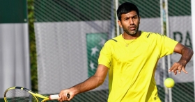 Rohan Bopanna nella foto