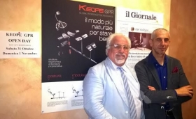 Il presidente Maurizio Massaccesi (a destra) con Cosimo Bruno, preparatore atletico del BLTC