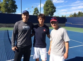 Dante Bottini nell'ombra di Kei Nishikori