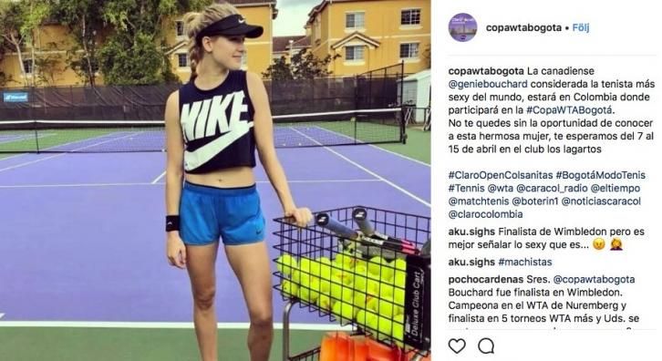 Eugenie Bouchard nella foto