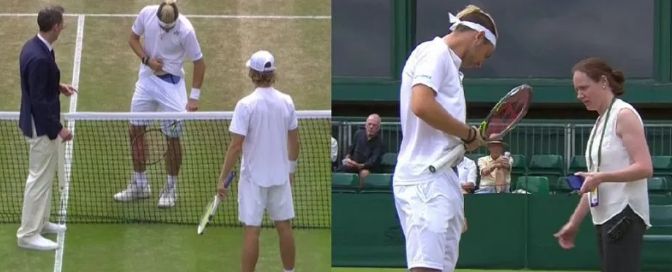 Nel torneo di Wimbledon ti guardano anche i Boxer (Video)