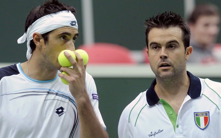 Potito Starace e Daniele Bracciali nella foto