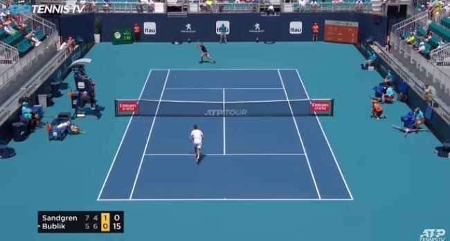 Video del Giorno: Due grandi scambi tra Tennys Sandgren vs Alex Bublik