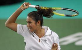 Nastassja Burnett vincitrice dello scudetto con il Parioli - Foto Costantini