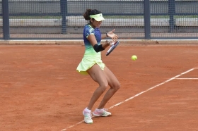 Nastassja Burnett in azione alle Pre Quali - Foto Antonio Fraioli