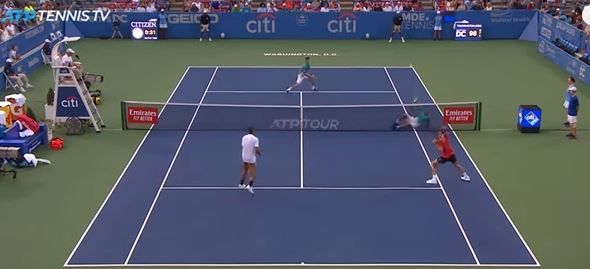 Video del Giorno: Il gran scambio tra Cabal-Farah contro Kyrgios-Tsitsipas