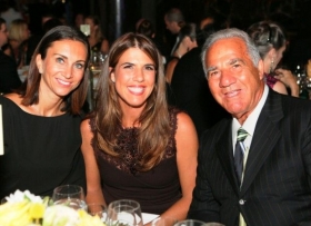 Jennifer Capriati con il padre Stefano e Iva Majoli