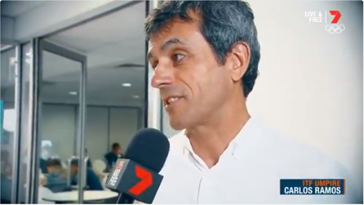 Carlos Ramos nella foto