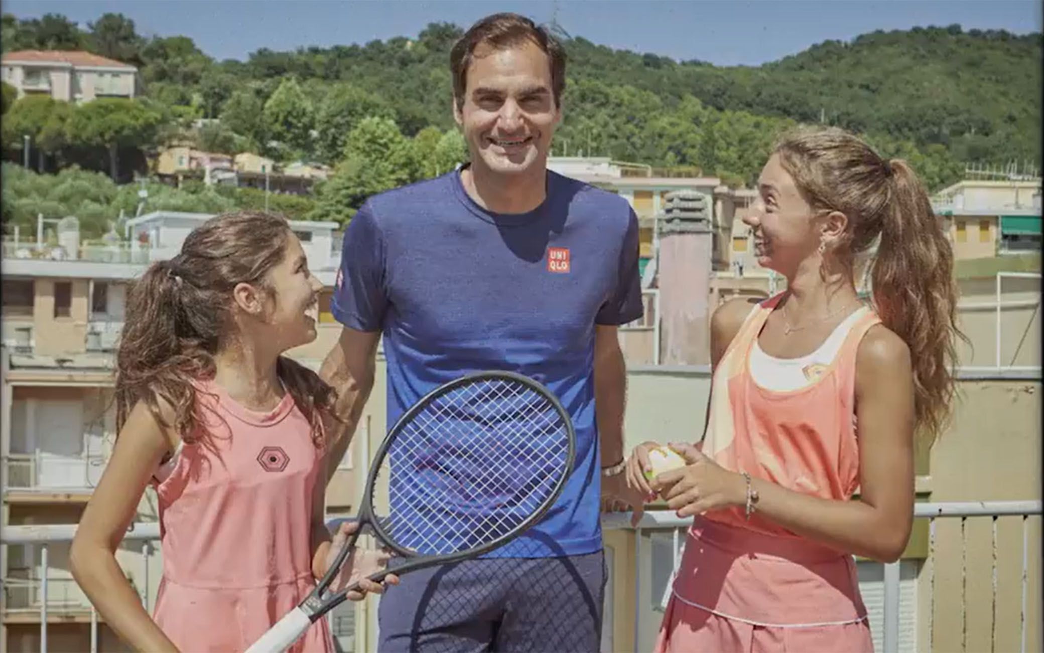 Carola e Vittoria insieme a Roger