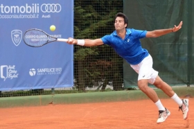 Salvatore Caruso, 21enne siciliano, ha superato agevolmente Rigamonti - foto Stefano Saccani