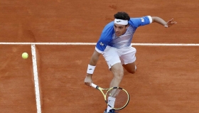 Marco Cecchinato nella foto