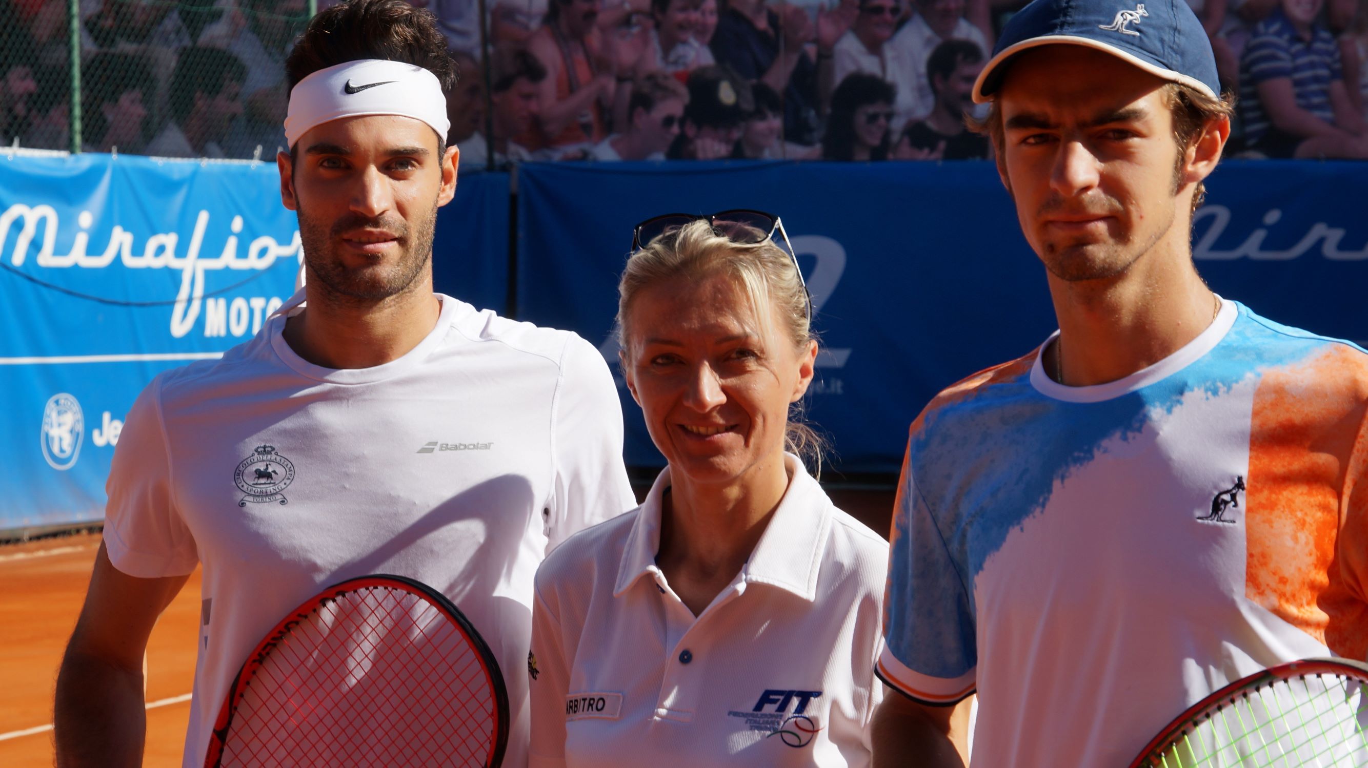 In foto i finalisti 2019 del tabellone Open maschile, Nicola Cigna (vincitore) e Alessio Giannuzzi