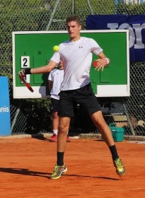 Alessandro Coppini, 18 anni da Milano, ha vinto il suo singolare nel ritorno dei play-off promozione, ma non è bastato