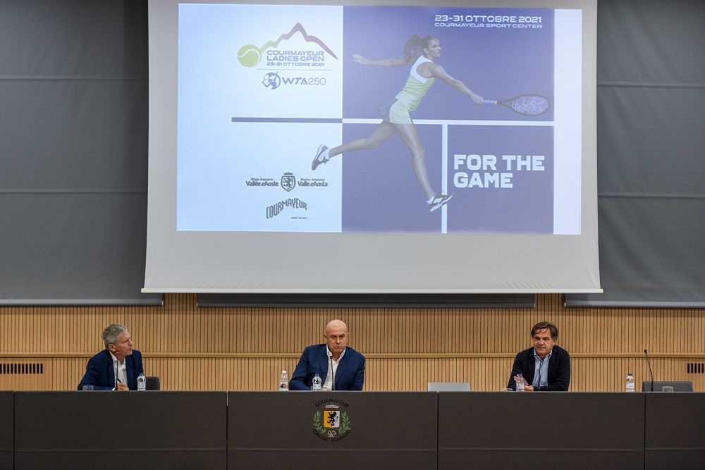 Courmayeur porta il grande tennis sul tetto d'Europa