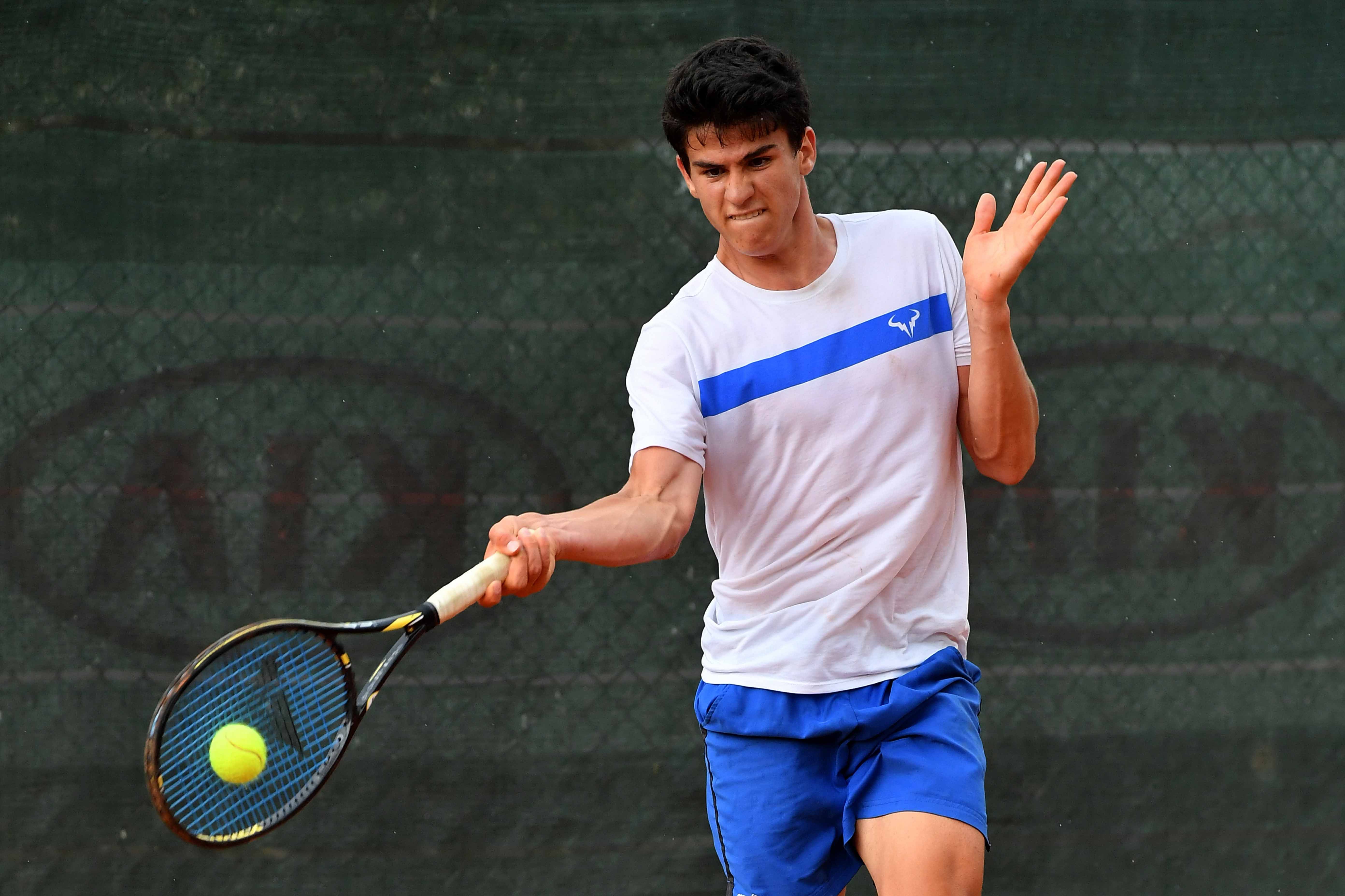 Stefano D’Agostino elimina il paraguaiano Vallejo fresco vincitore del torneo di Foligno - Foto Francesco Panunzio
