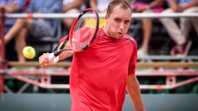 Steve Darcis nella foto