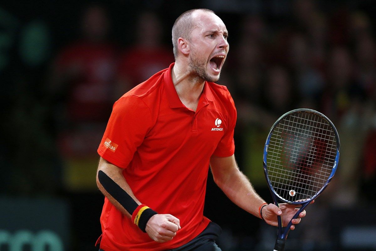 Steve Darcis nella foto
