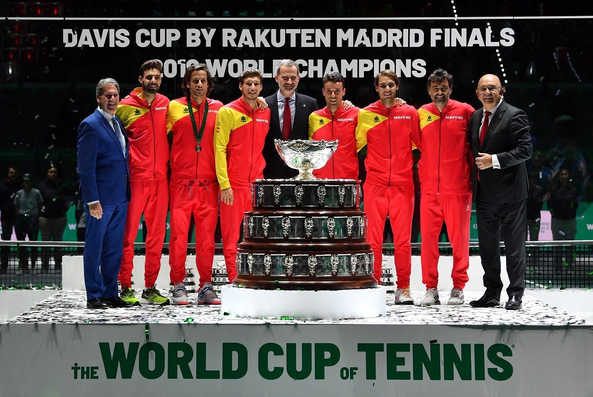 Premiazione Spagna Davis Cup 2019 - Foto Ray Giubilo