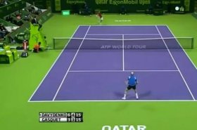 Bellissimo scambio tra Davydenko e Gasquet a Doha