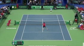 Video del Giorno: L'incredibile lob di Del Potro