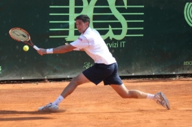 Federico Delbonis, argentino di Azul, nel 2013 ha sconfitto Federer in semifinale nel torneo Atp di Amburgo - (foto Makers).
